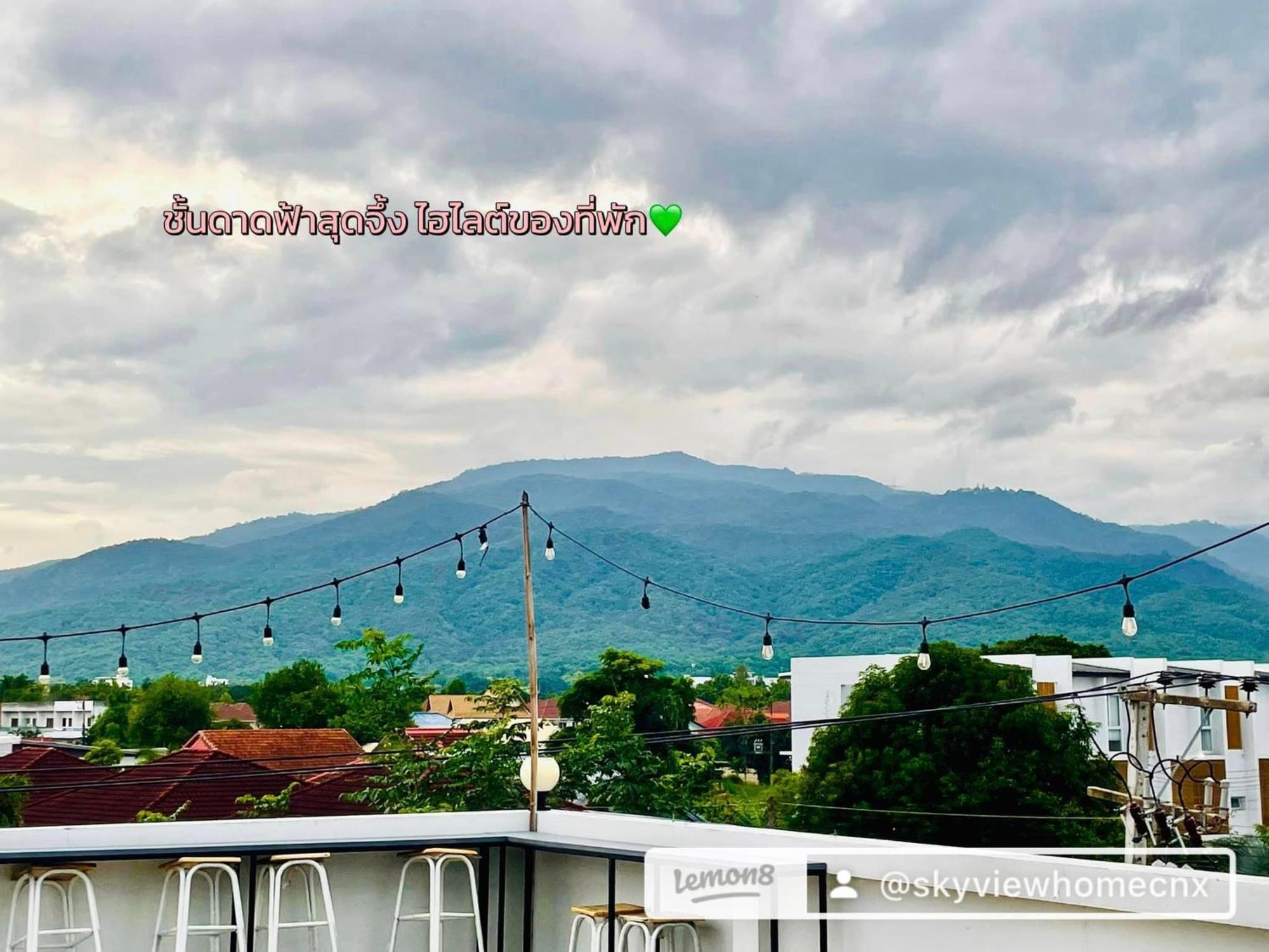 Sky View Home And Hostel Chiangmai Chiang Mai Eksteriør bilde